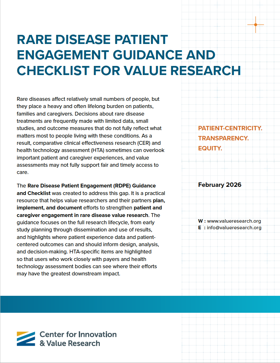 Rare Disease Patient Engagement Guidance and Checklist (Executive Summary)