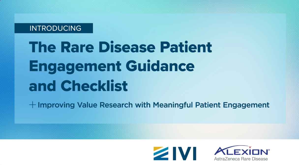 New Video: Rare Disease Patient Engagement Checklist